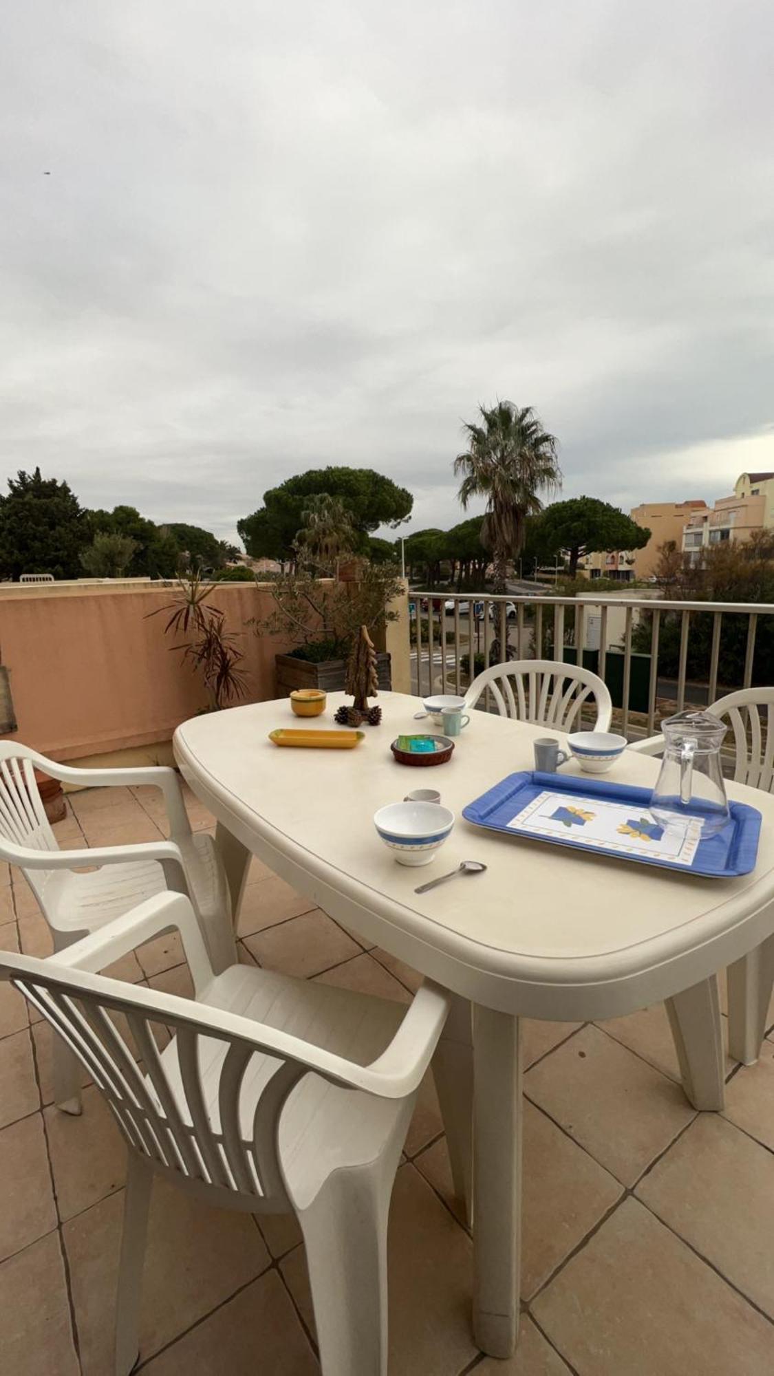 Ferienwohnung La Terrasse De Gruissan Exterior foto